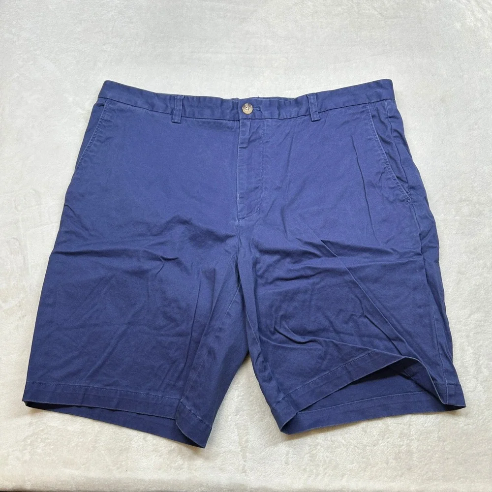 Vineyard Vines Chino Shorts‎ Mens Size 38 Blue Classic Fit Casual